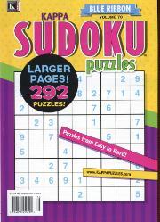 Blue Ribbon Kappa Sudoku Blue Ribbon Kappa Sudoku