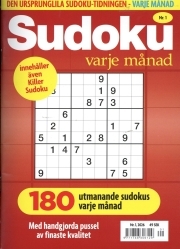 Sudoku varje månad