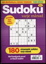 Sudoku varje månad