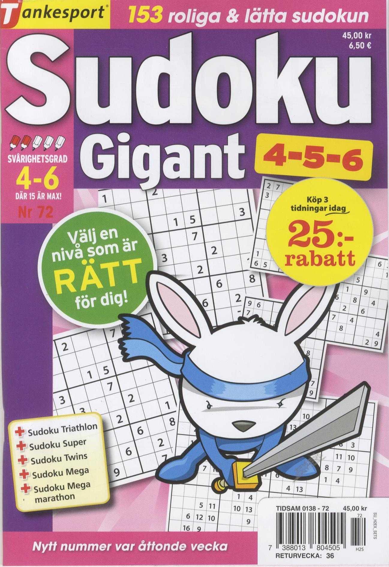 TS Sudoku 4-5-6 Gigant