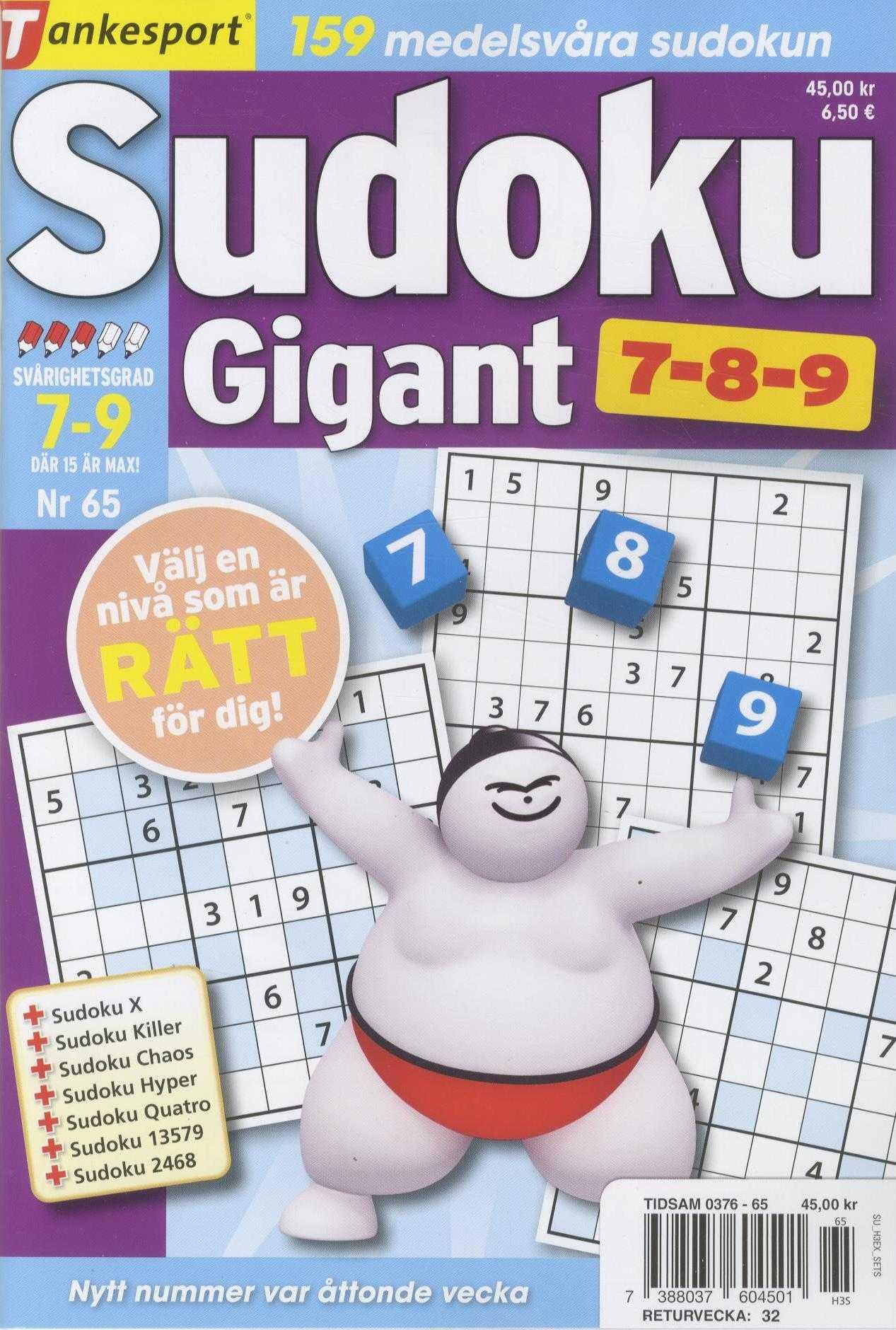 TS Sudoku 7-8-9 Gigant