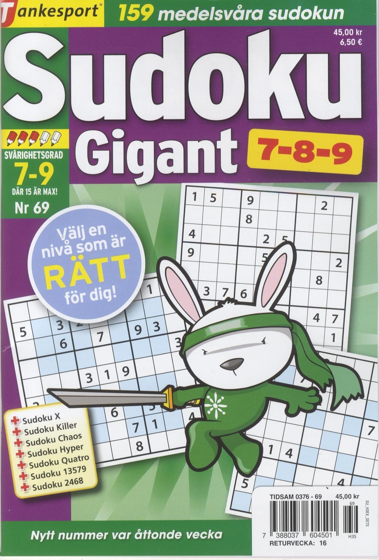 TS Sudoku 7-8-9 Gigant