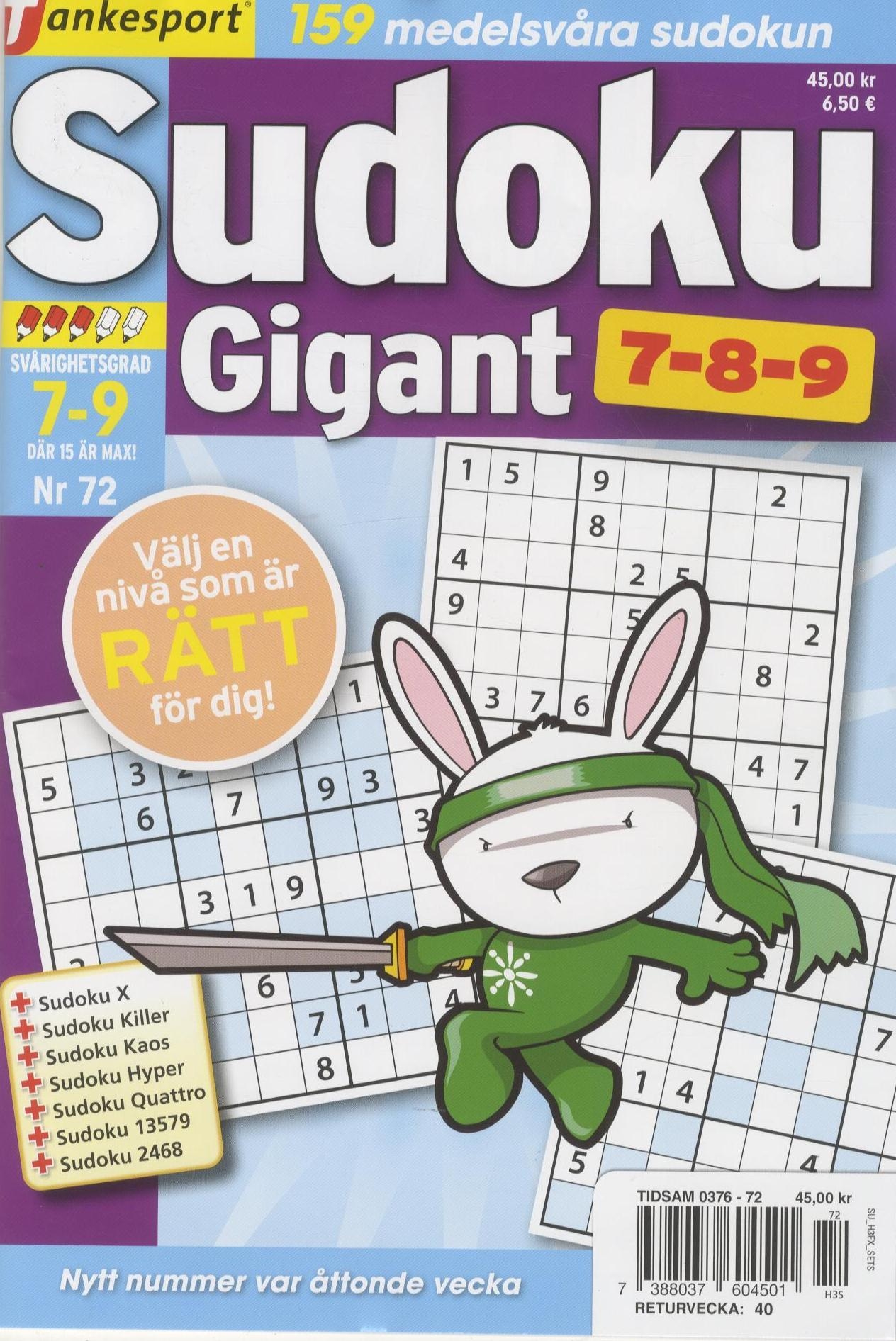 TS Sudoku 7-8-9 Gigant