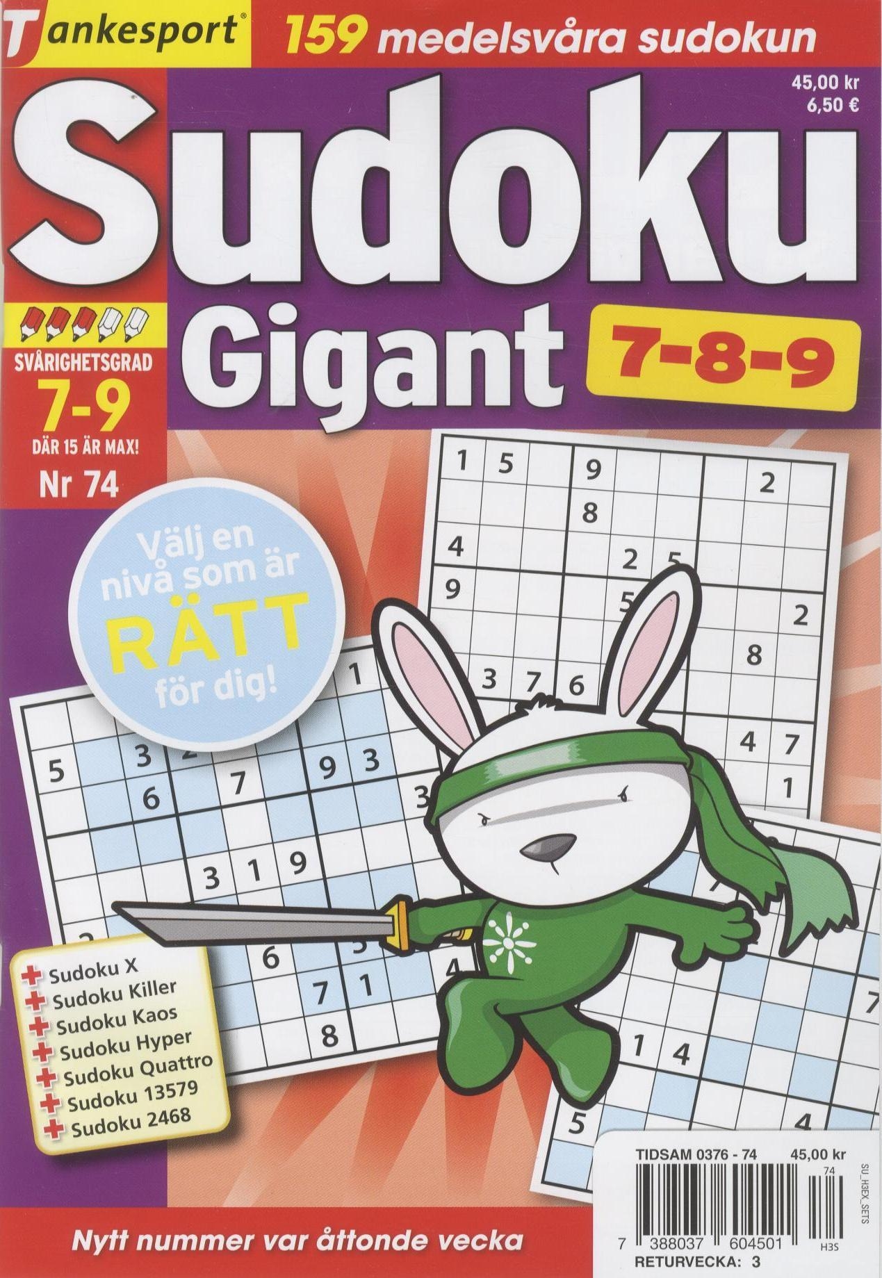 TS Sudoku 7-8-9 Gigant