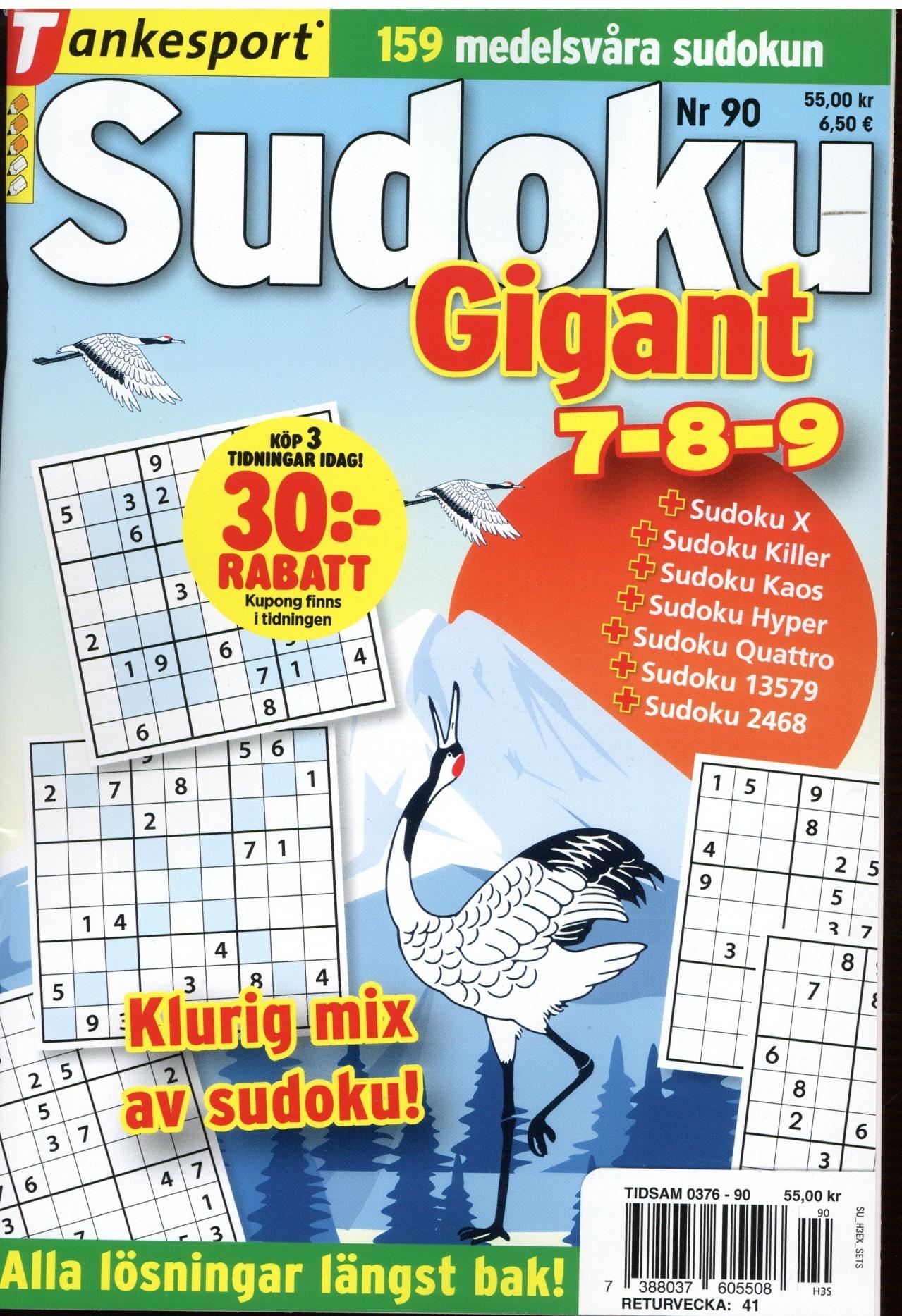 TS Sudoku 7-8-9 Gigant