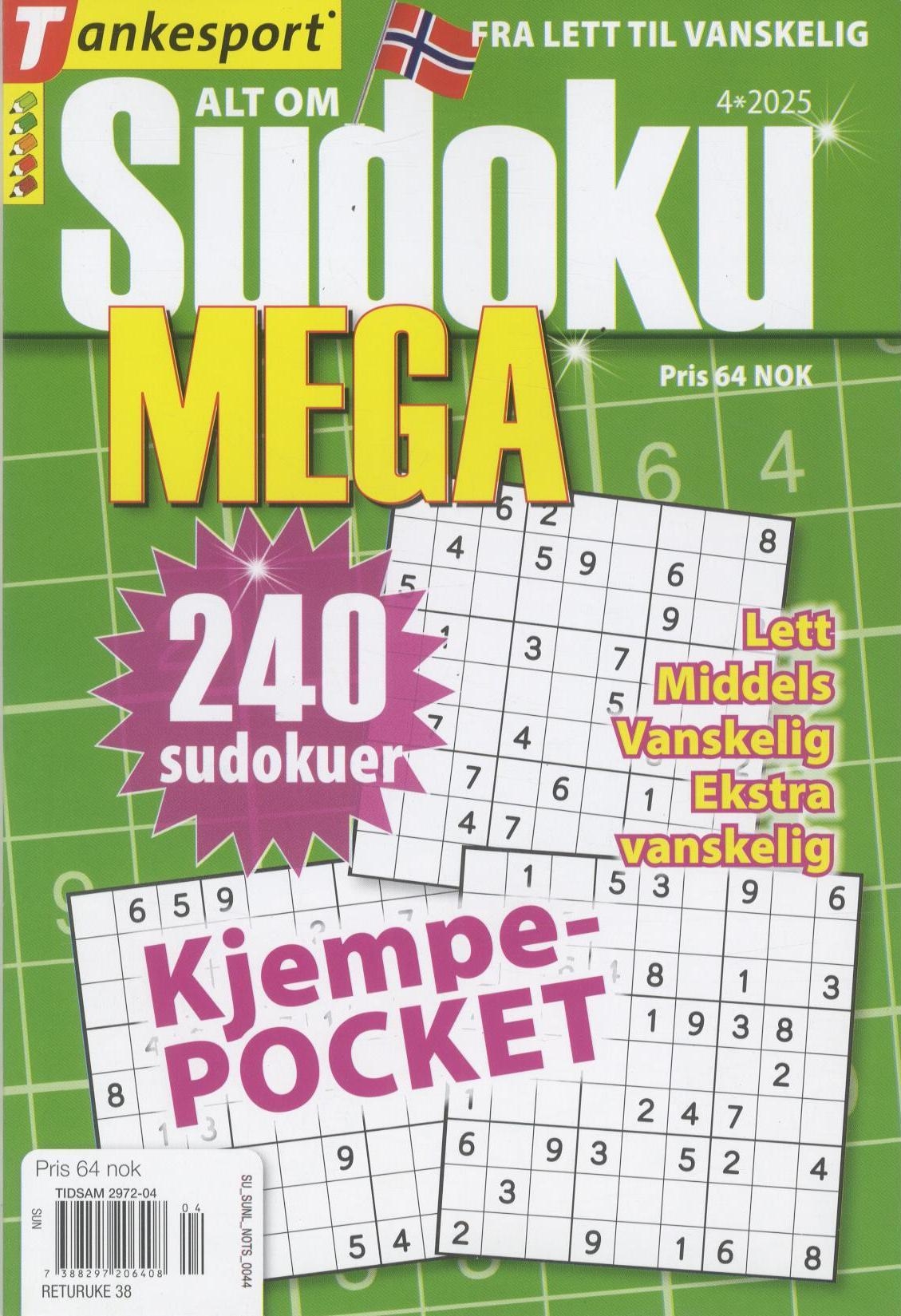 Allt om Sudoku Mega NO