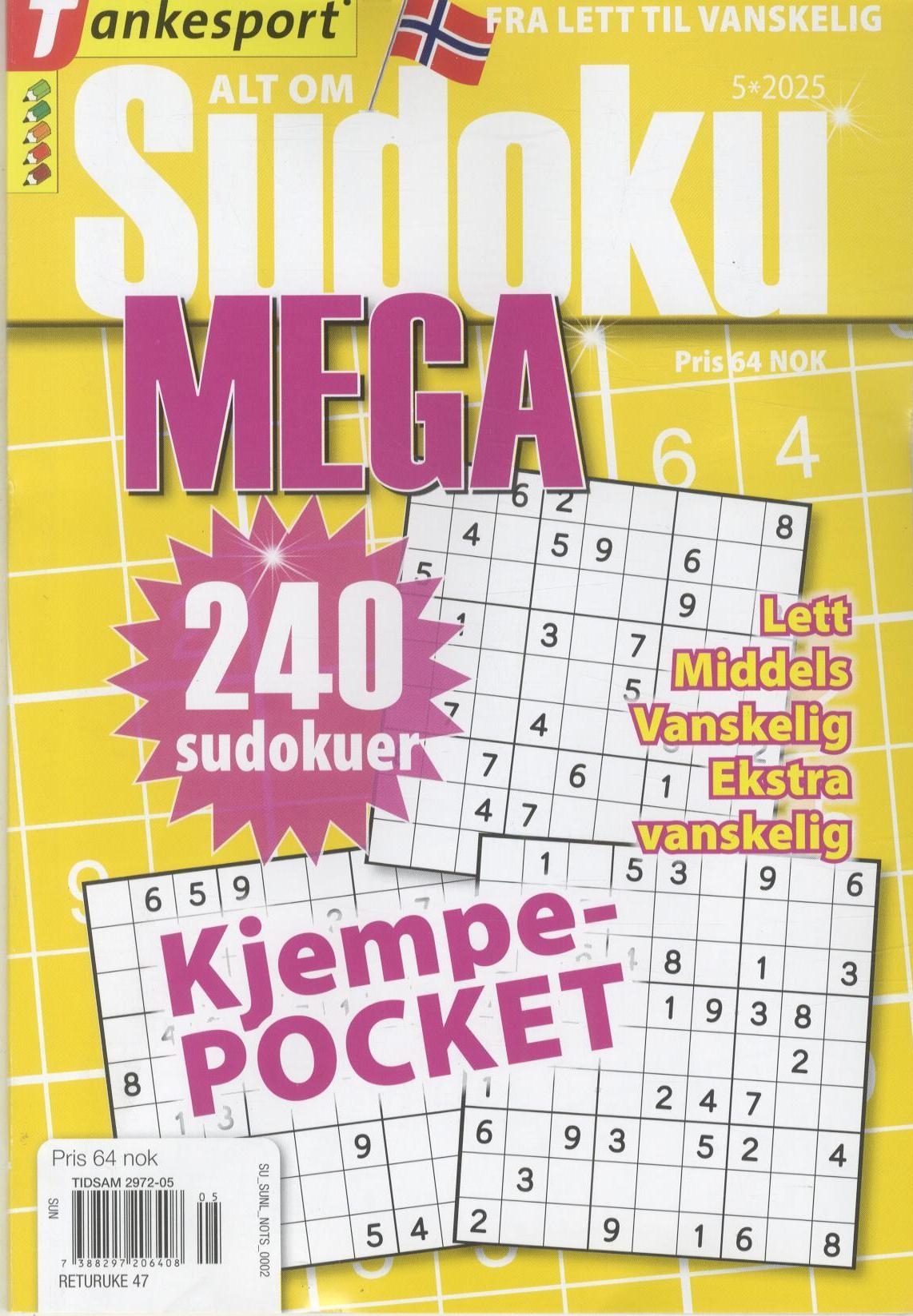 Allt om Sudoku Mega NO