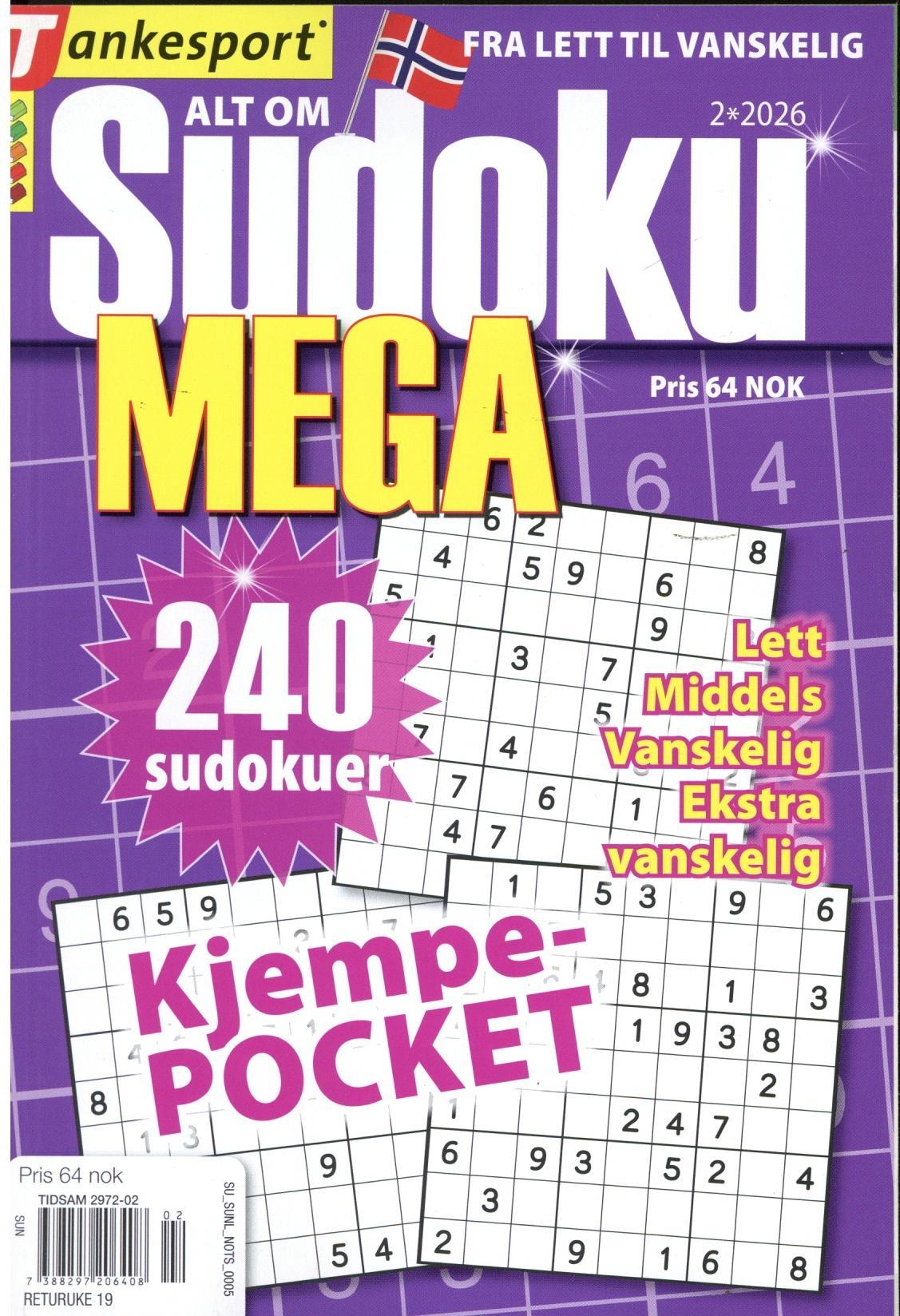 Allt om Sudoku Mega NO