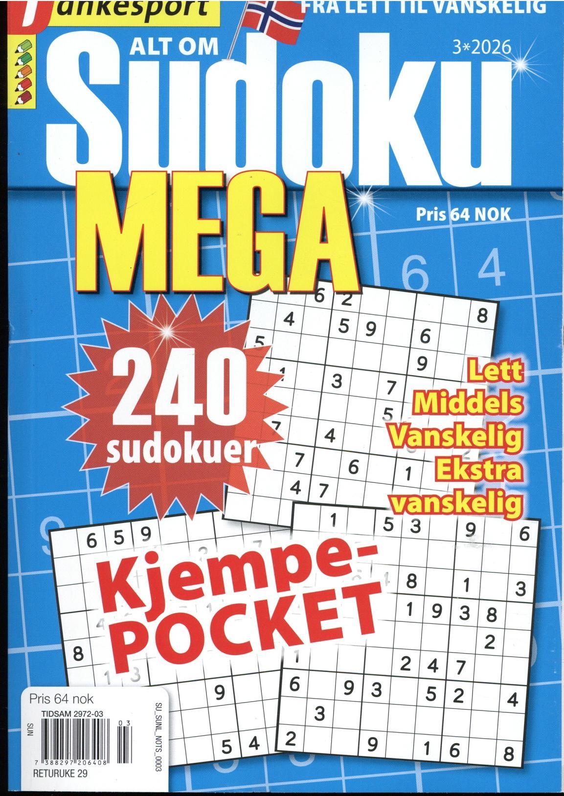 Allt om Sudoku Mega NO