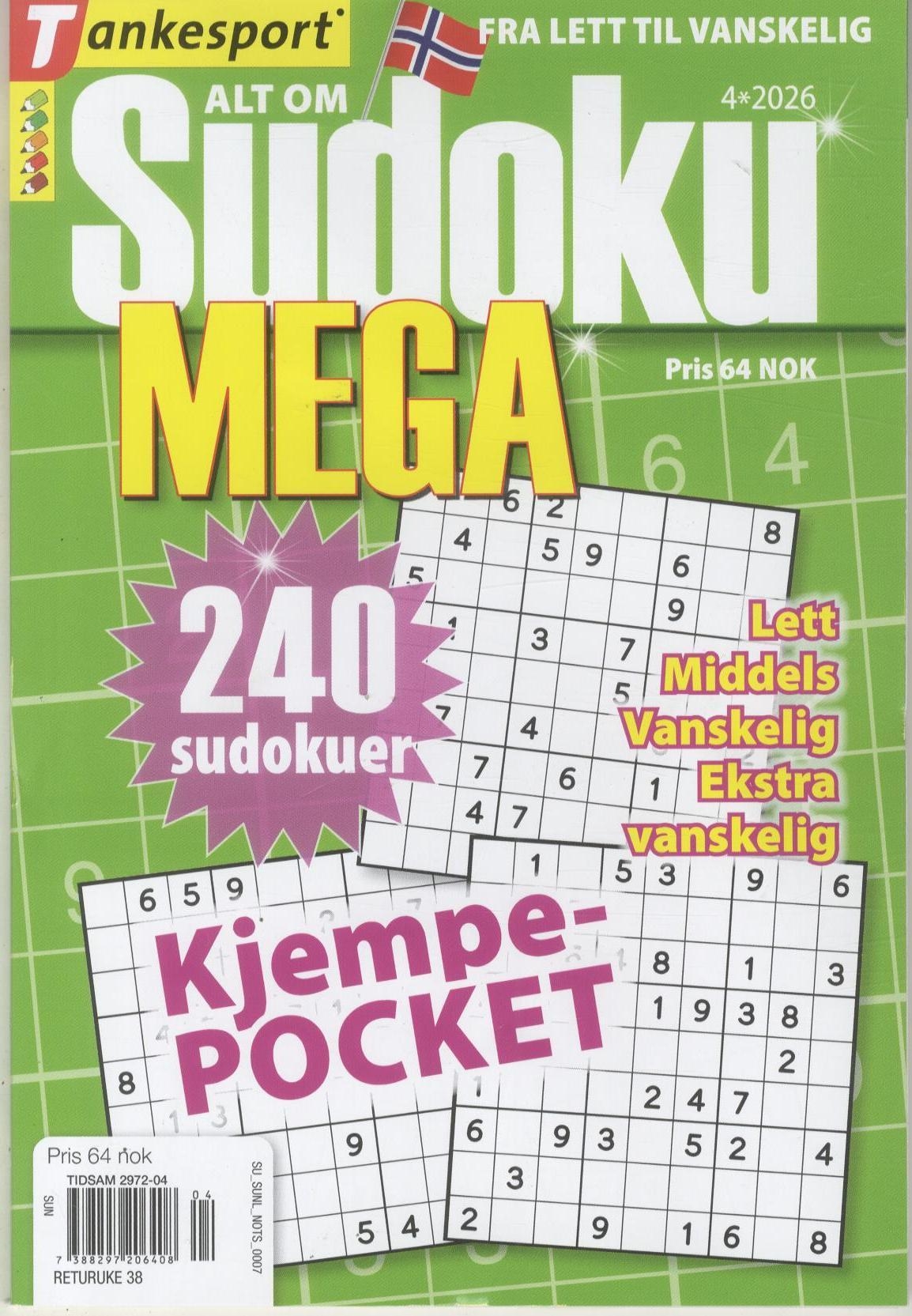 Allt om Sudoku Mega NO