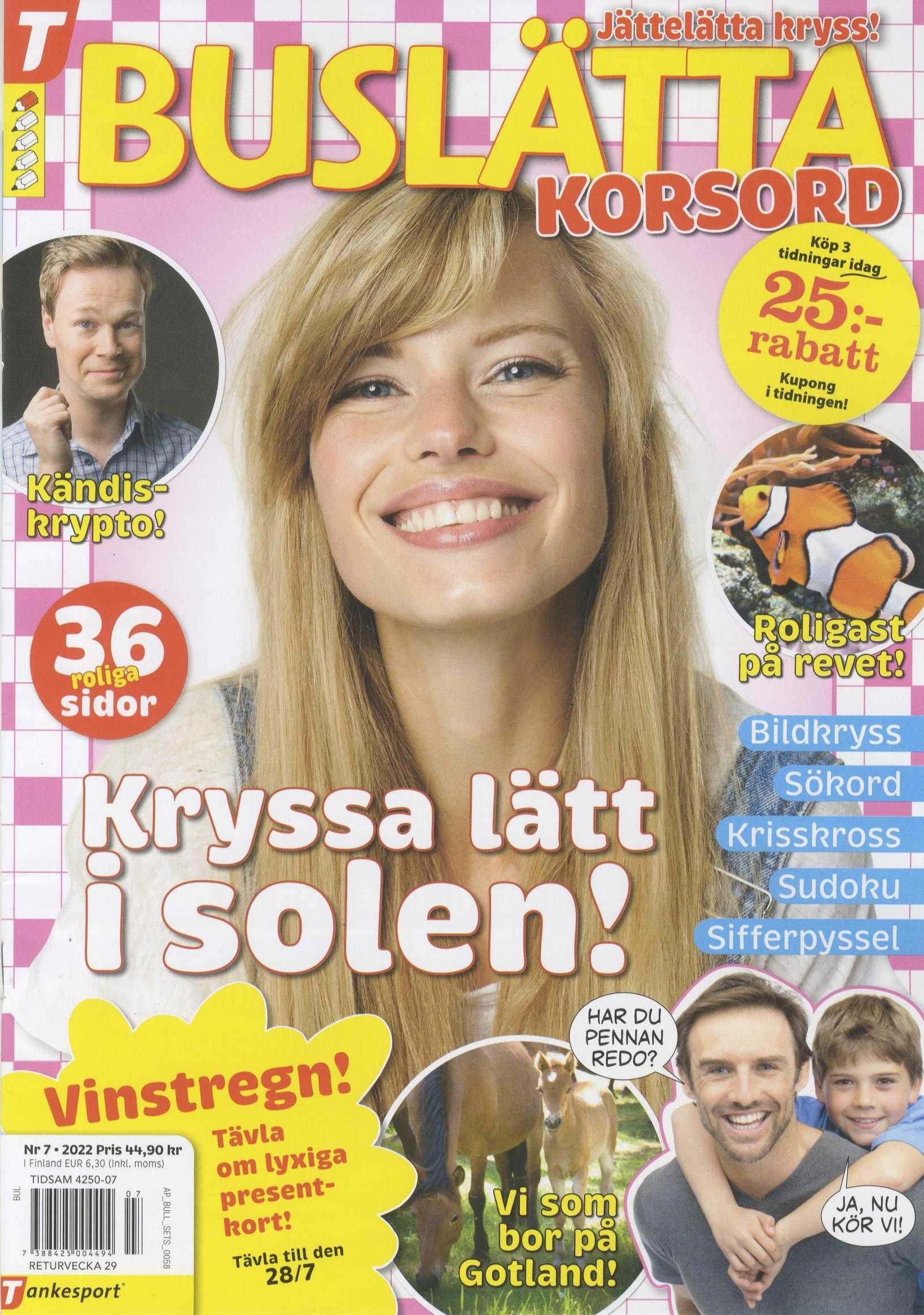 Buslätta Korsord