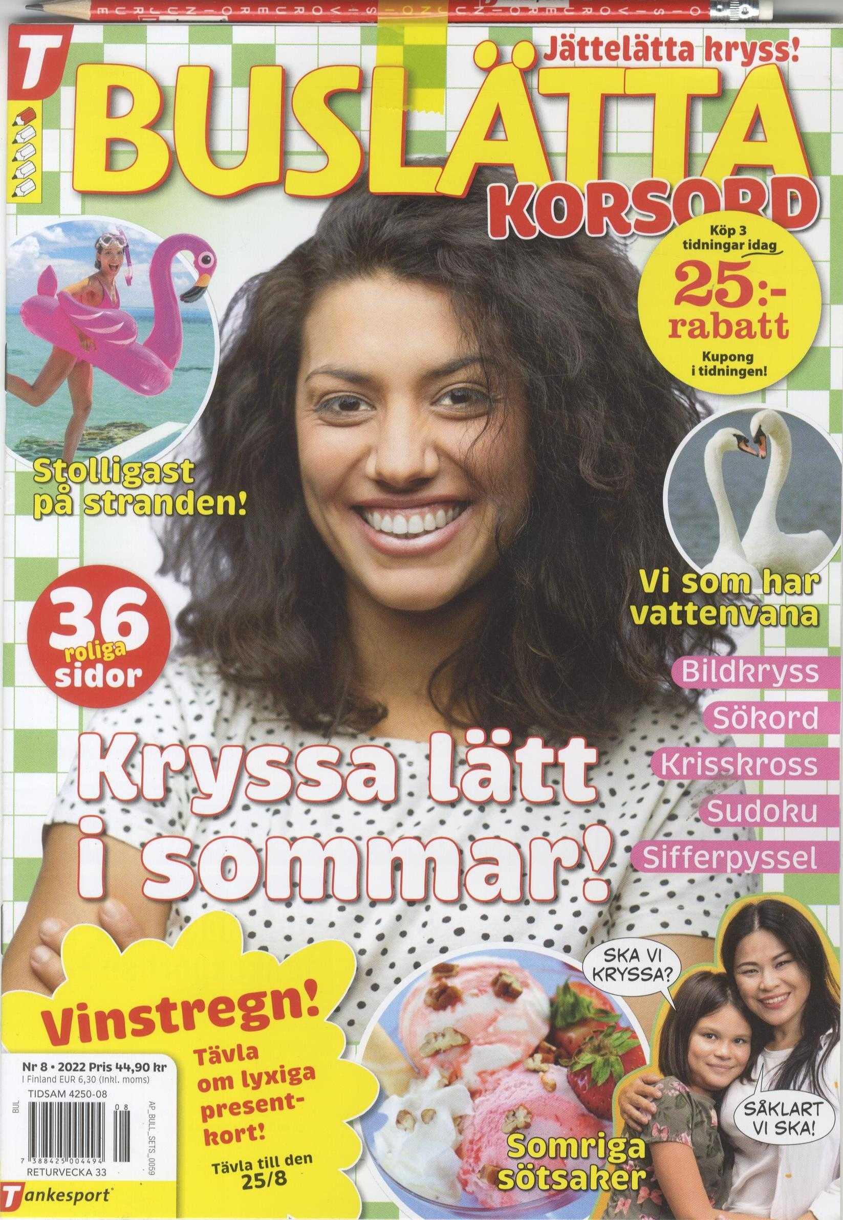 Buslätta Korsord