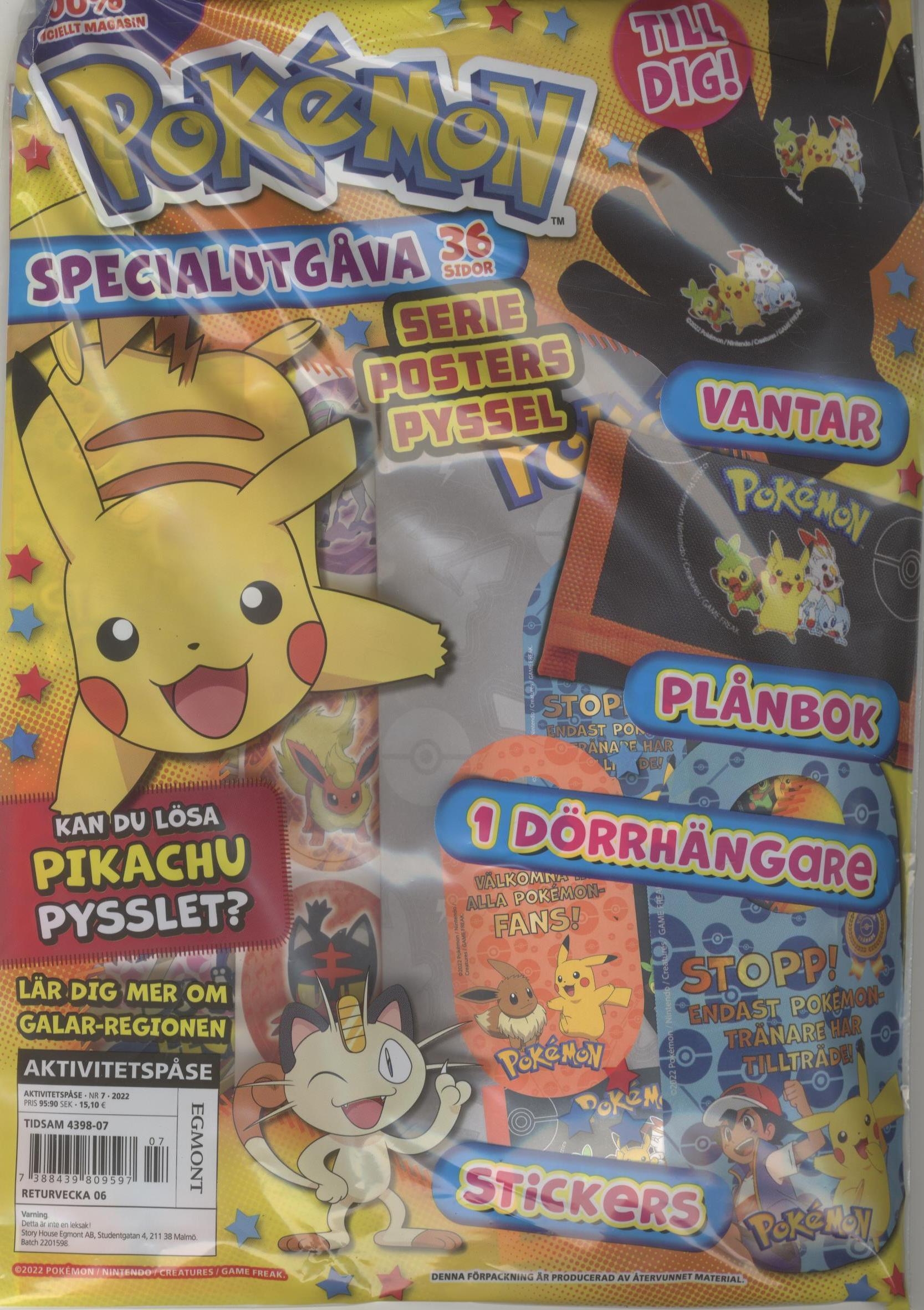 Aktivitetspåse Pokémon