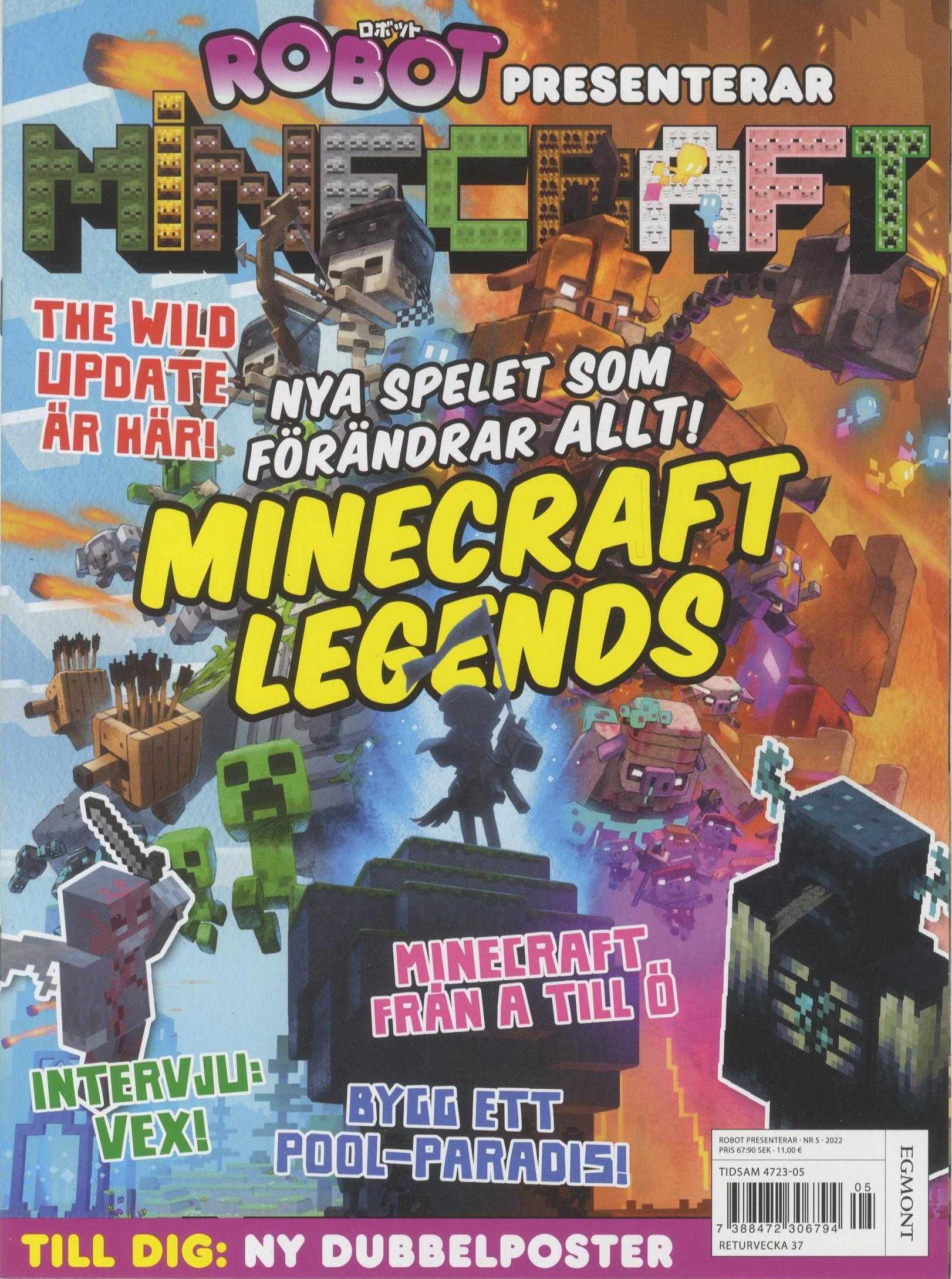 Robot pres. Minecraft