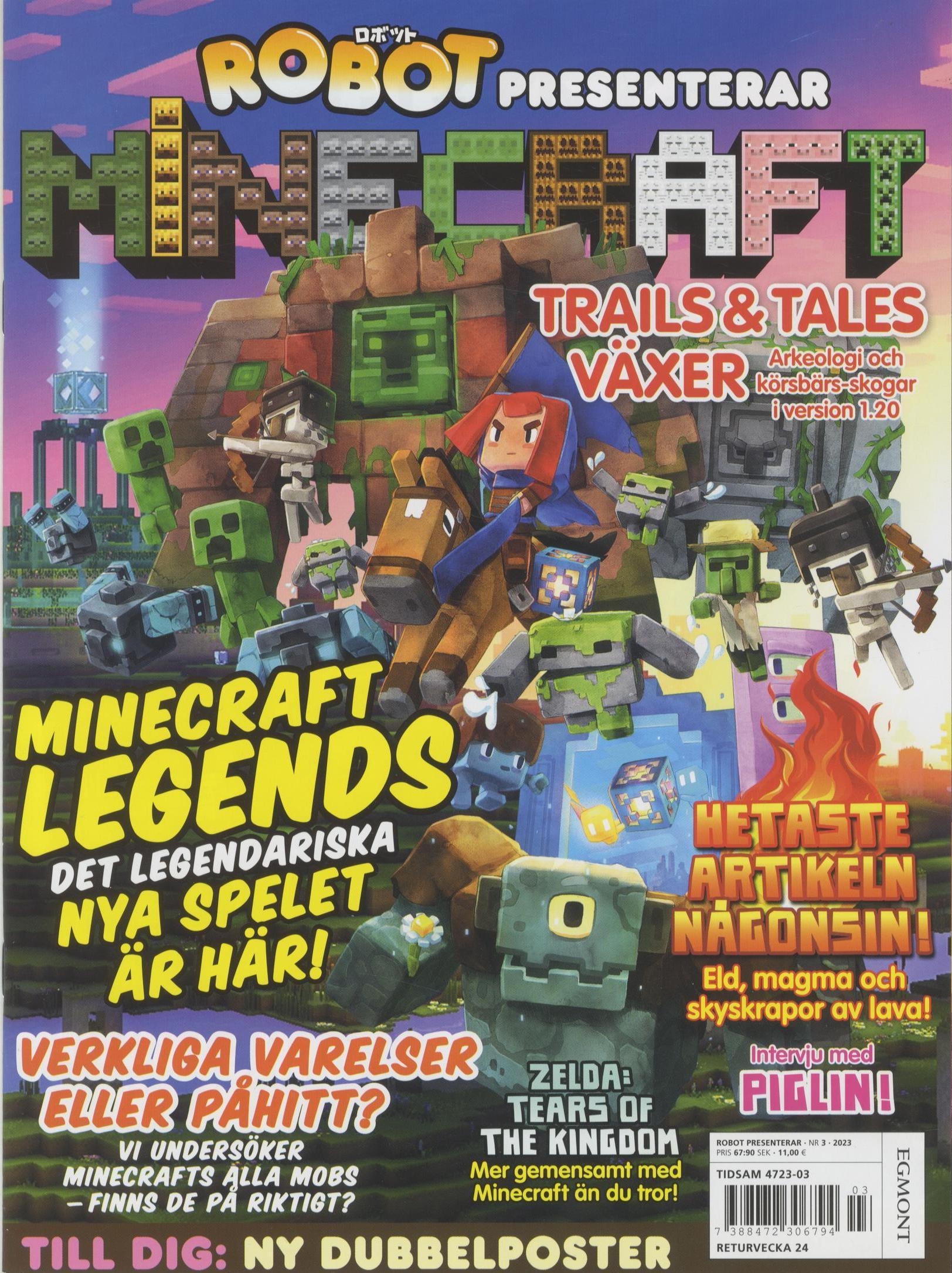 Robot pres. Minecraft