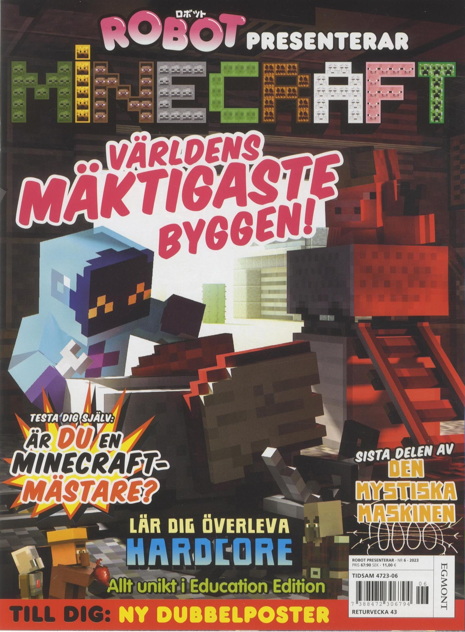 Robot pres. Minecraft