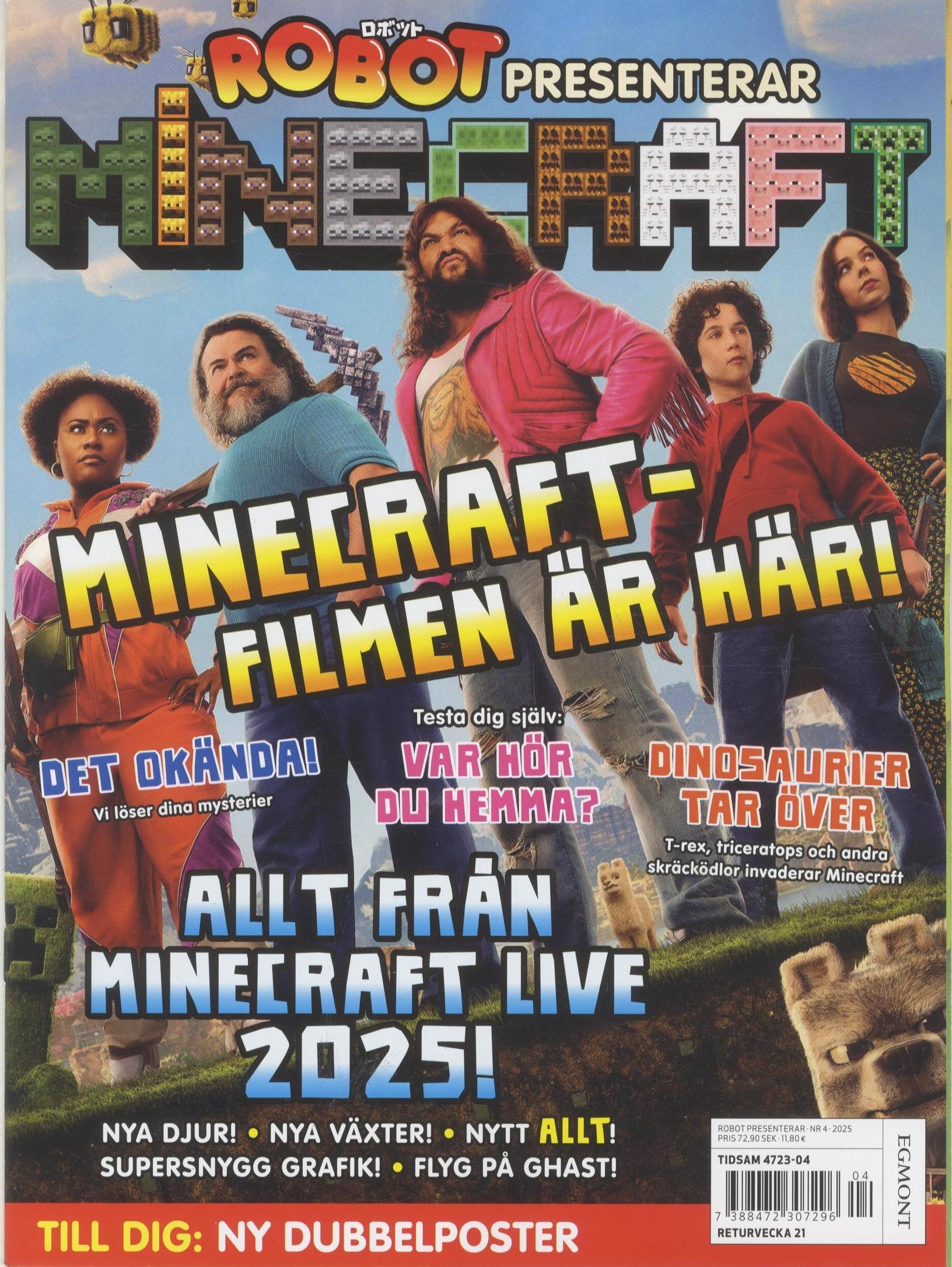 Robot pres. Minecraft