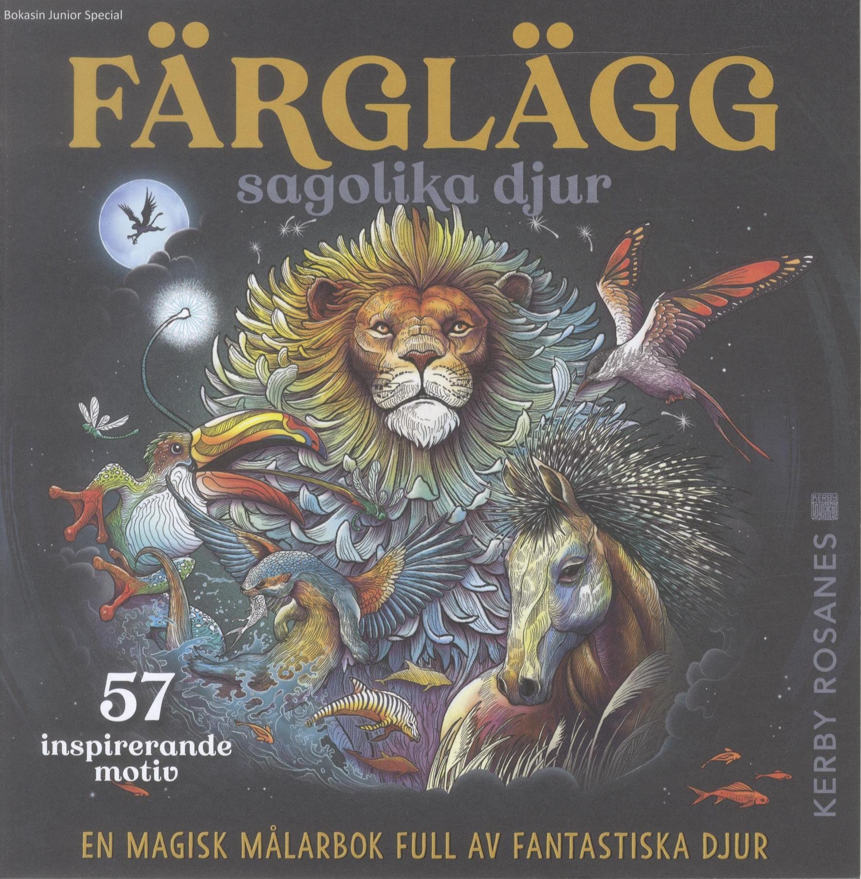 BokJuniorSpecFärgläggDjur