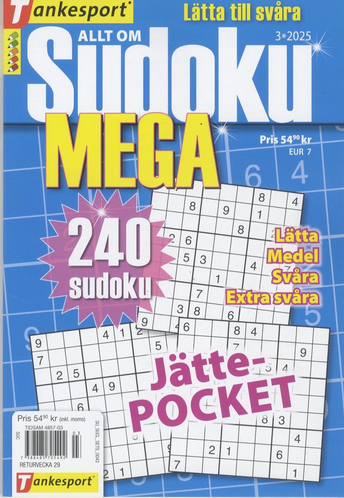 Allt om Sudoku MEGA