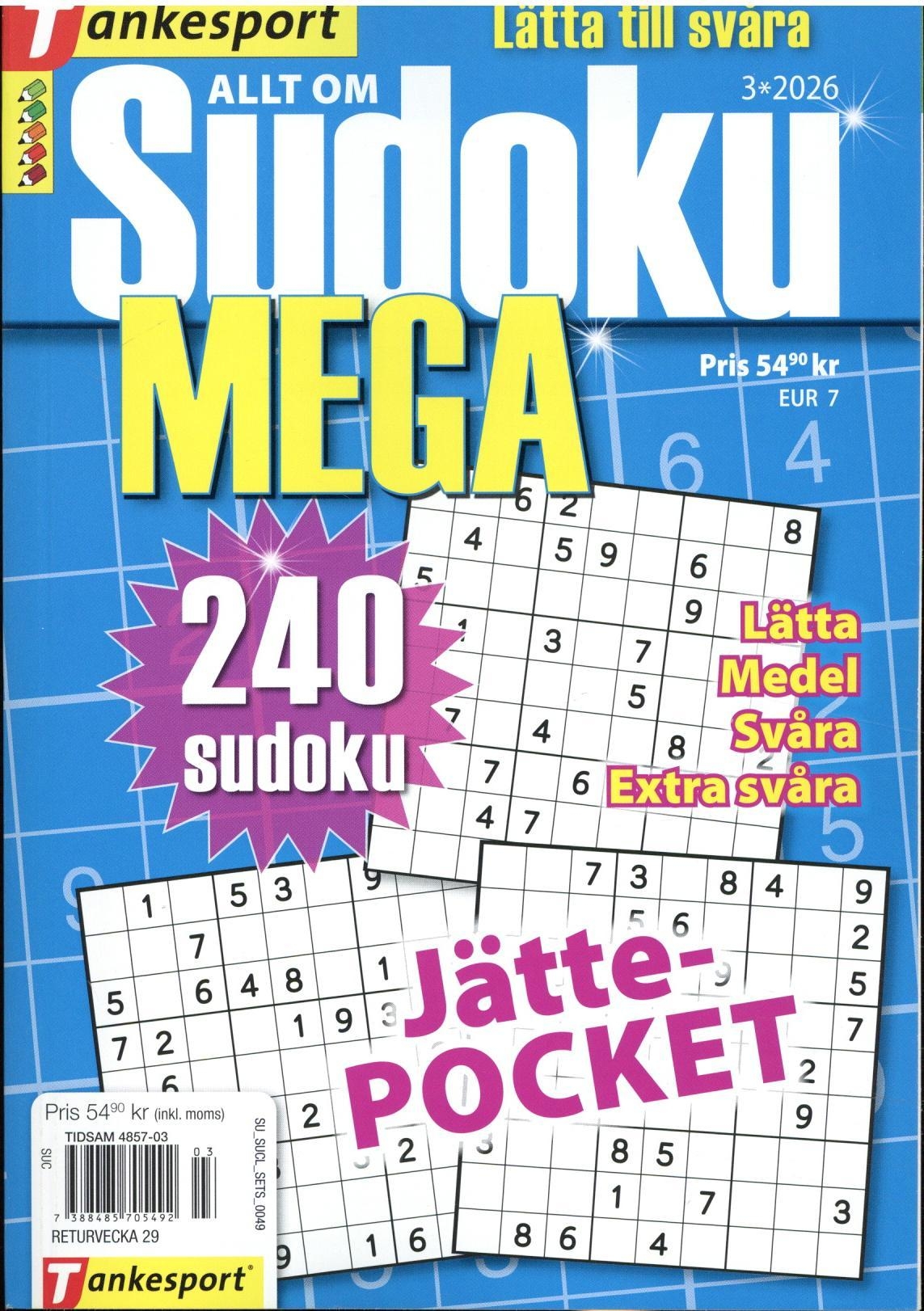 Allt om Sudoku MEGA