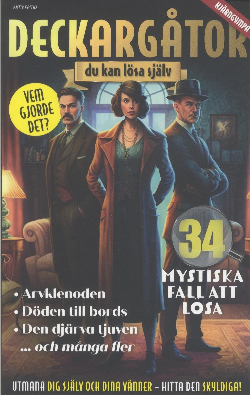 Aktiv Fritid Deckargåtor