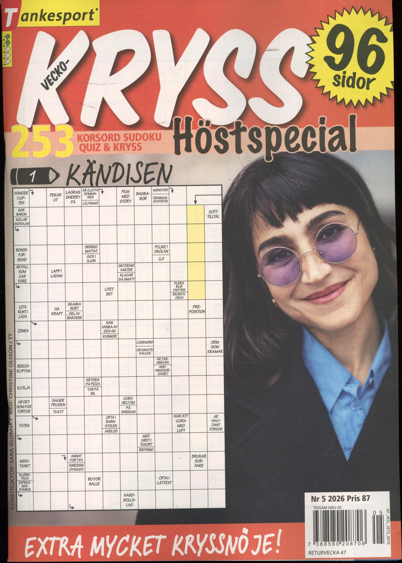 Veckokryss Höstspecial