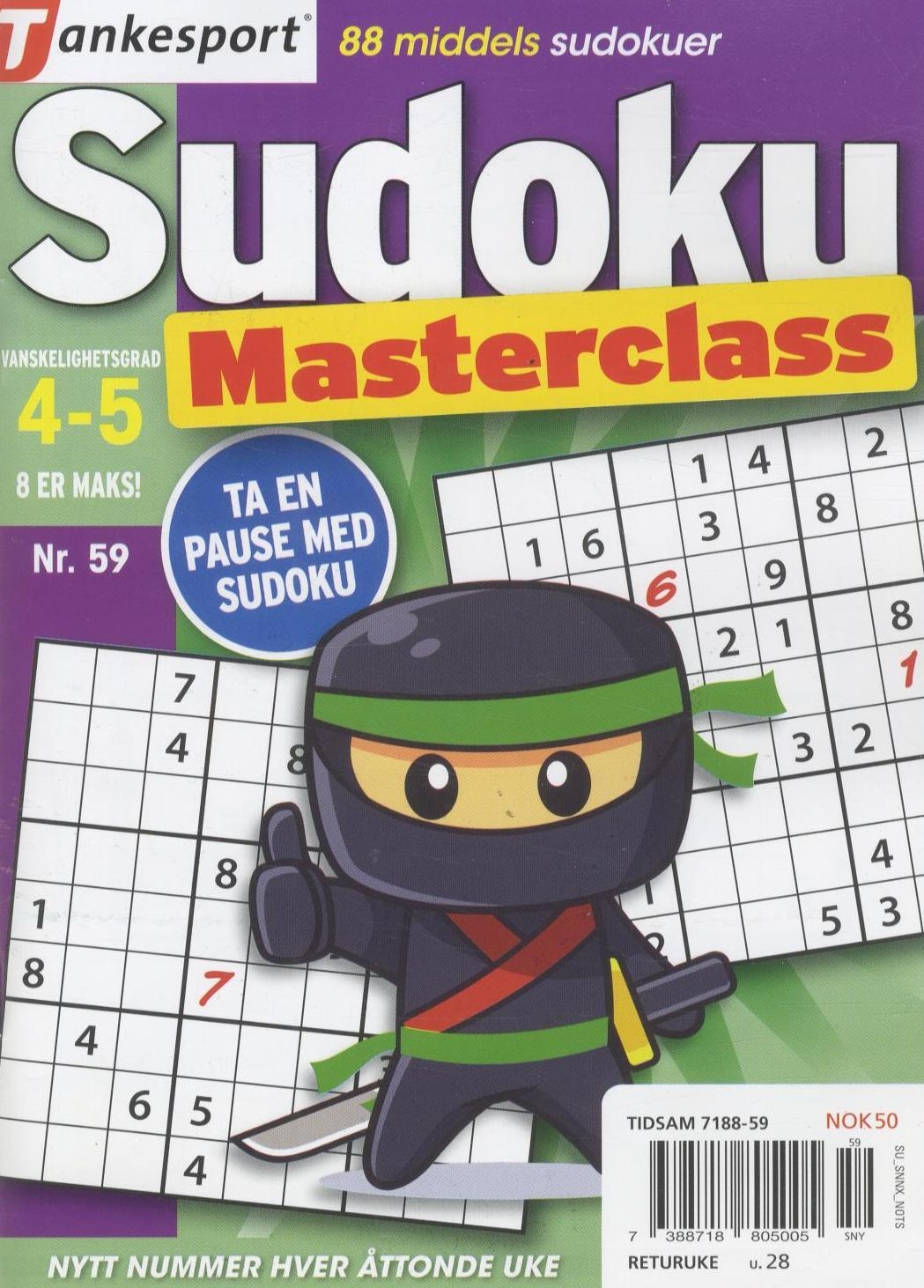 Sudoku Masterclass NO