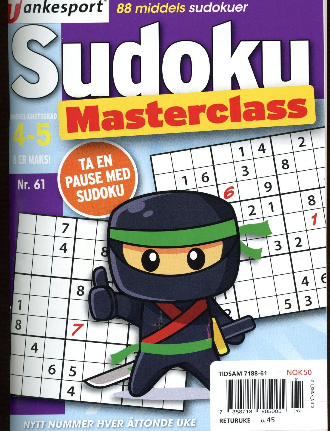 Sudoku Masterclass NO