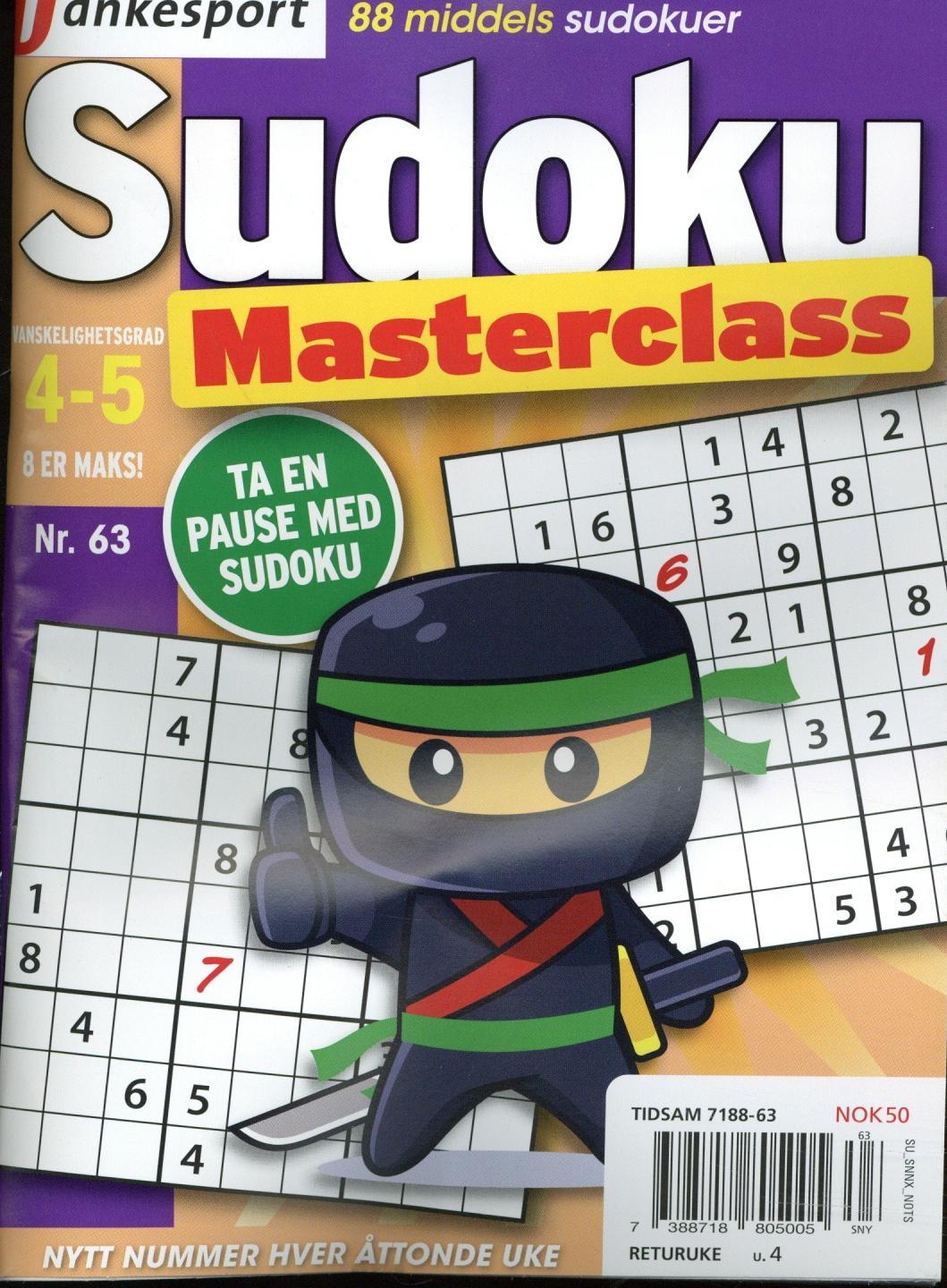 Sudoku Masterclass NO