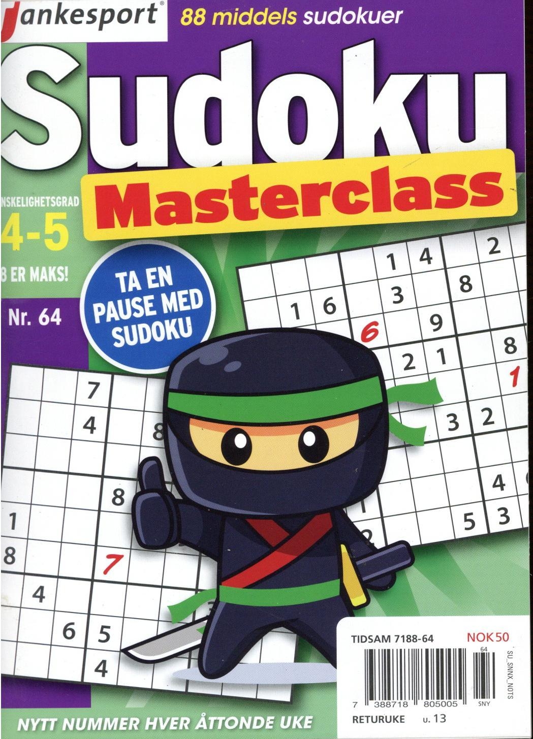 Sudoku Masterclass NO
