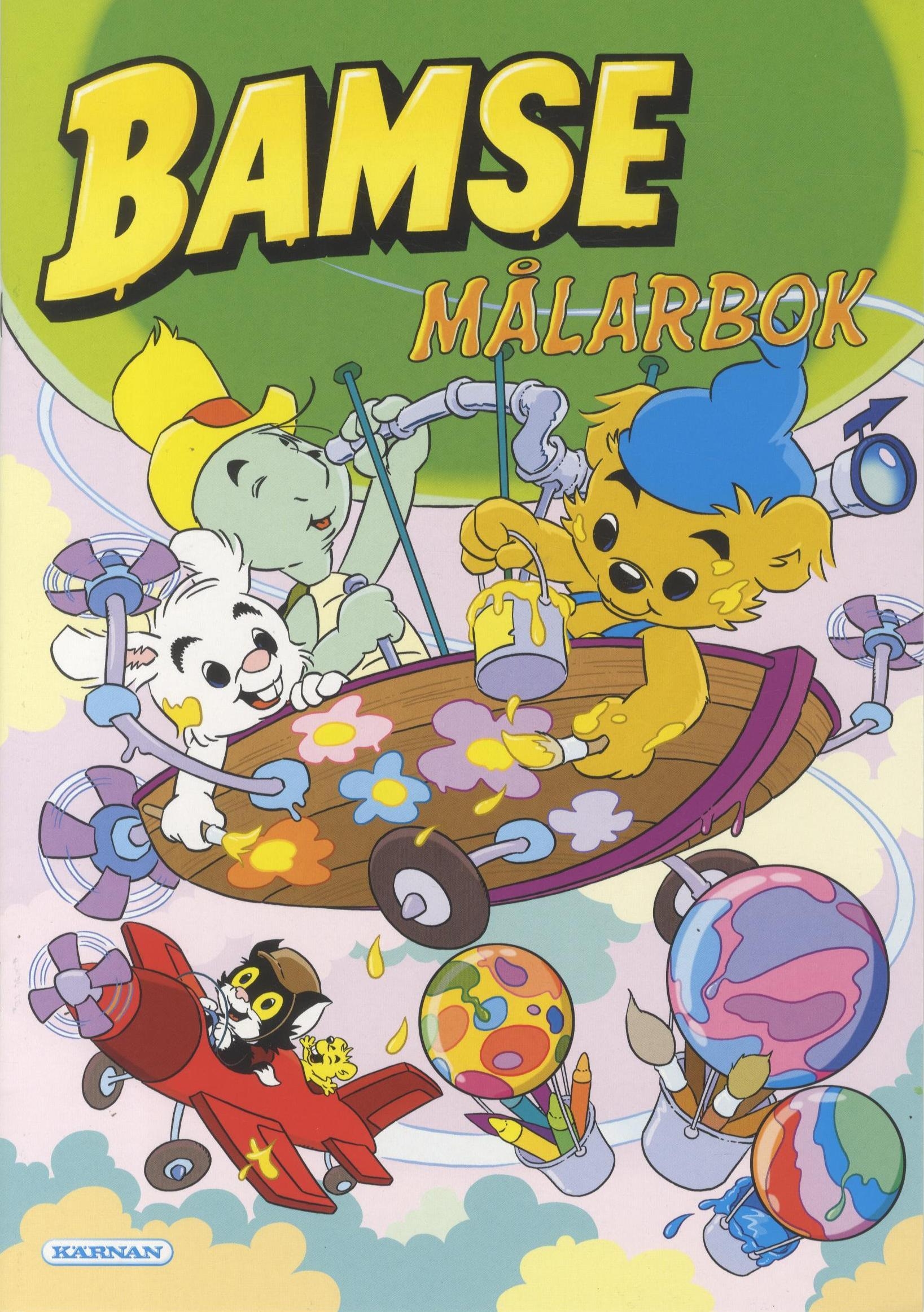 Bamse Målarbok